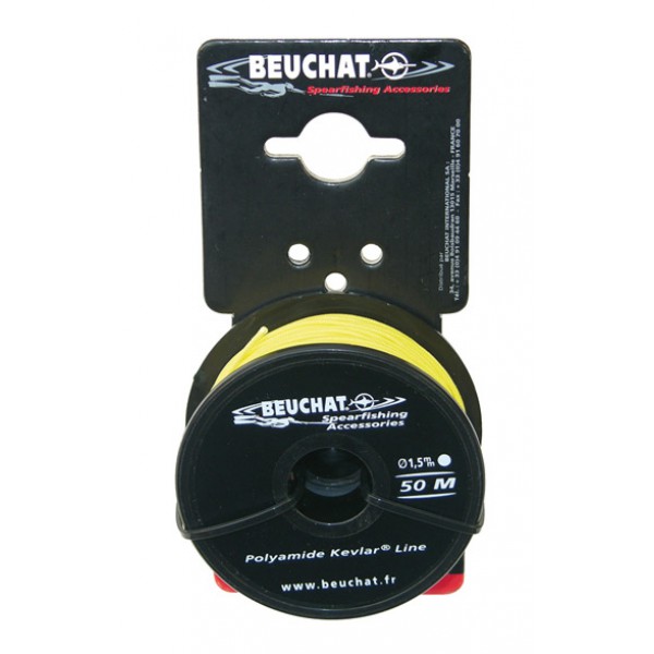 Line roll 50m Kevlar 1,5mm yellow