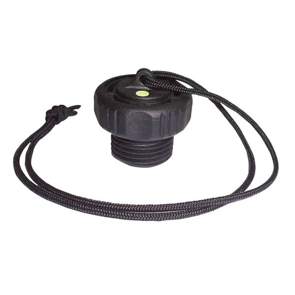 Din cap for tank valve