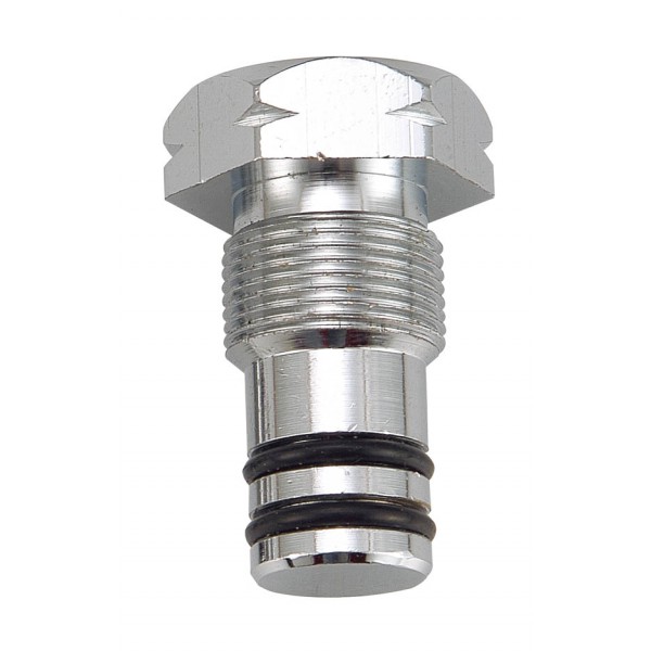 Tank valve side plug