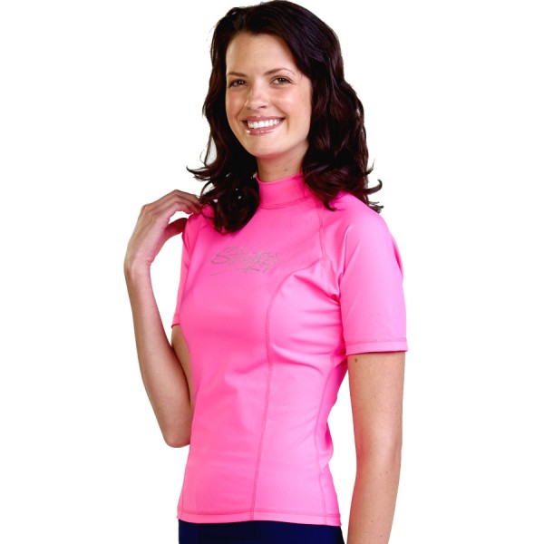 ST213A Ladies Surf Shirt Sports Style Short Sleeve