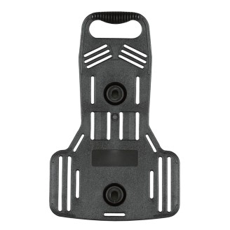 Built-in plastic tank back plate