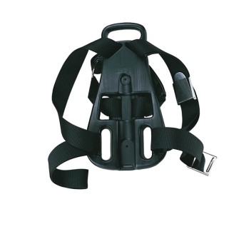 Traditional back plate with harness system