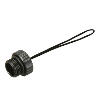Aluminum Din cap for tank valve