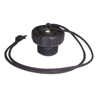 Din cap for tank valve
