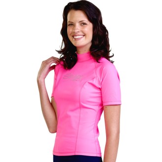 ST213A Ladies Surf Shirt Sports Style Short Sleeve
